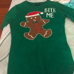 Rue21 christmas sweater, wore a few times.